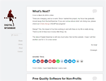Tablet Screenshot of digitalmyanmar.net